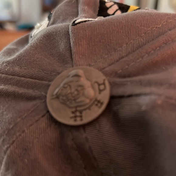 Y2K-Ed Hardy Men's Embroidered Eagle Flag Trucker Hat bling Paris Hilton - Picture 3 of 5